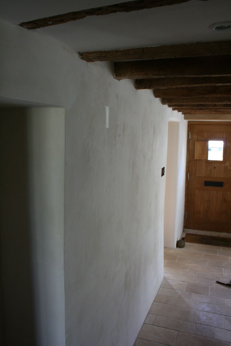 Lime render and wood fibre boards